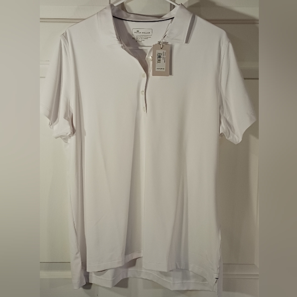 Peter Millar White Performance Polo
